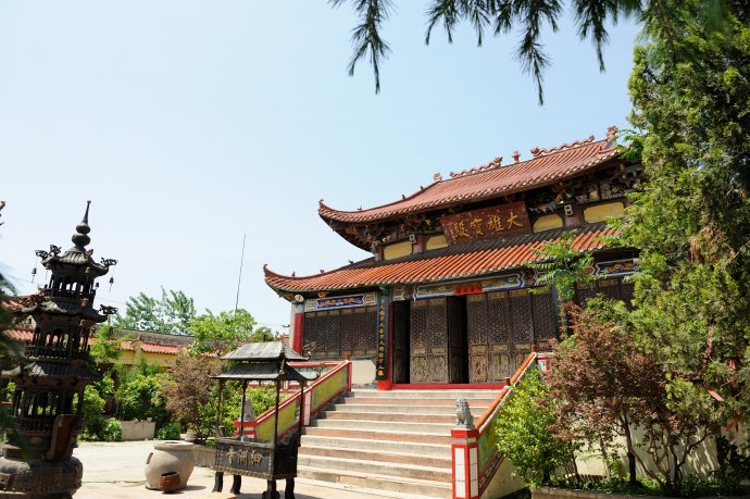 云梦泗洲寺,湖北省内唯一一座元代风格