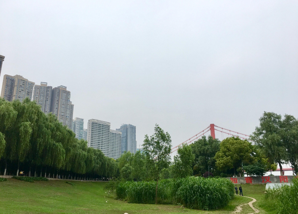 在武汉经常去汉口江滩最多，看看汉阳的江滩如何？